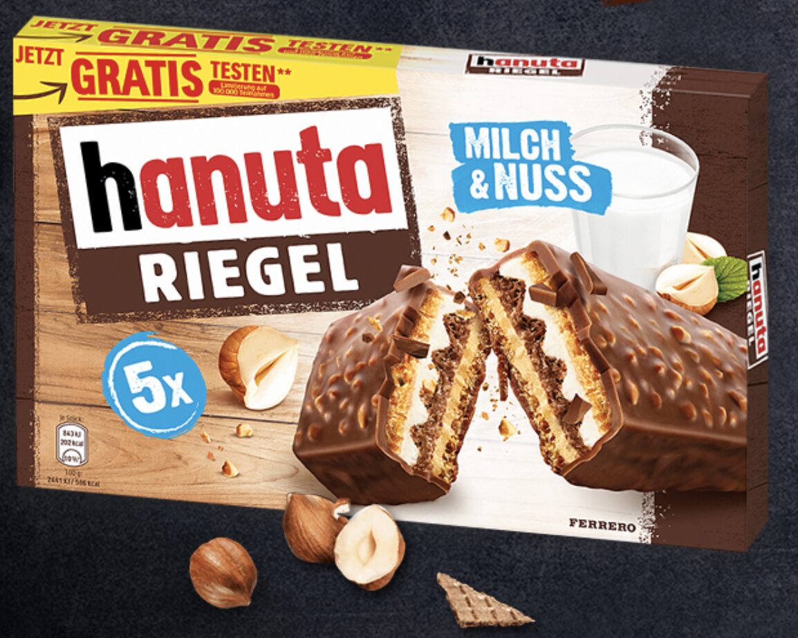 duplo Chocnut & hanuta Riegel